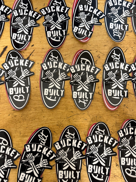 BUCKET BUILT STICKER PACK (3)